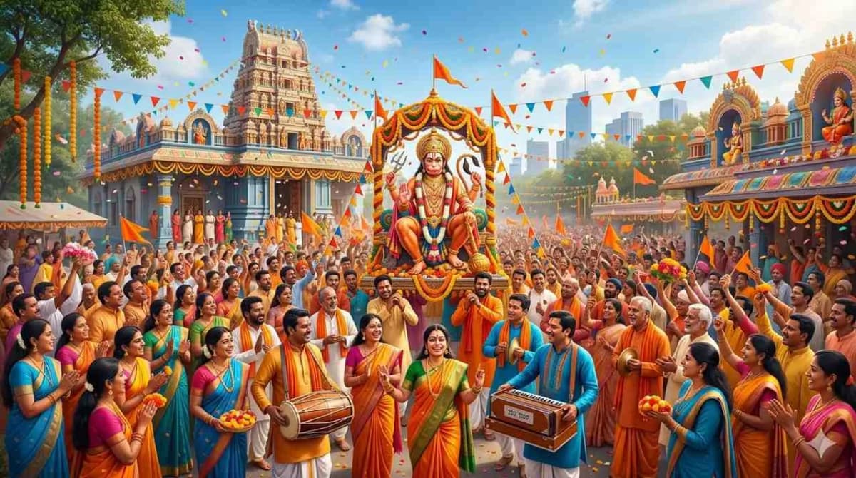 Hanuman Jayanti 2026 Celebrations in USA: Grand City-Wise Guide to Temples, Events & Devotional Vibes — Festivals