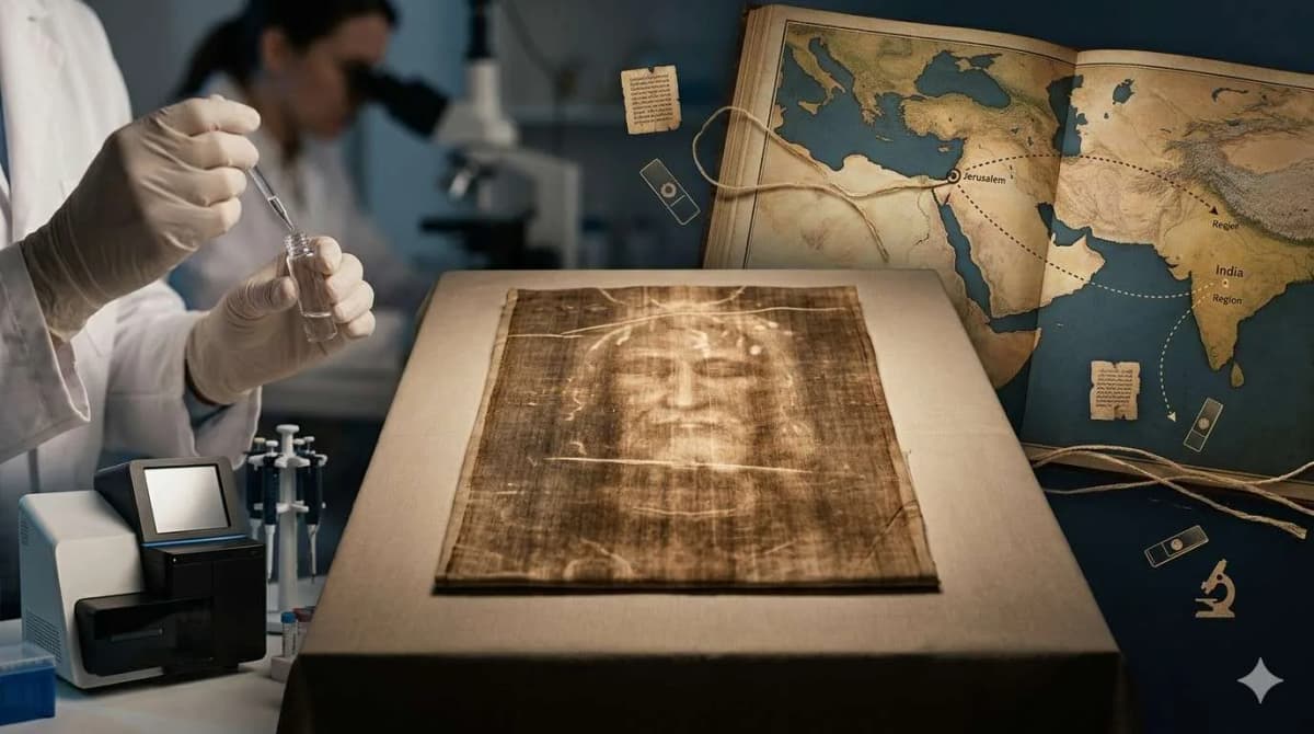 Shroud of Turin DNA Study Revives Debate: Nearly 40% Human DNA Traces Linked to Indian Lineages – But Does It Mean Jesus Had Indian Origins? — Hindutone
