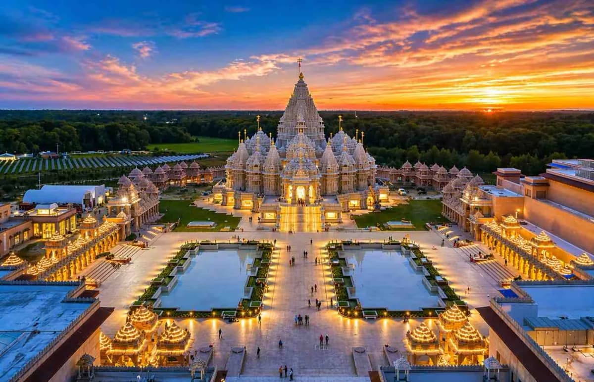 BAPS Swaminarayan Akshardham, Robbinsville, New Jersey