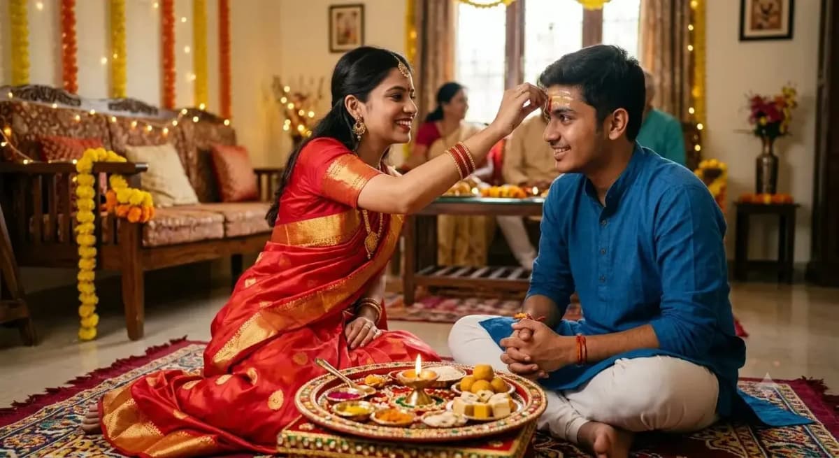 Bhai Dooj 2026: Date, Story, Tika Vidhi & Significance