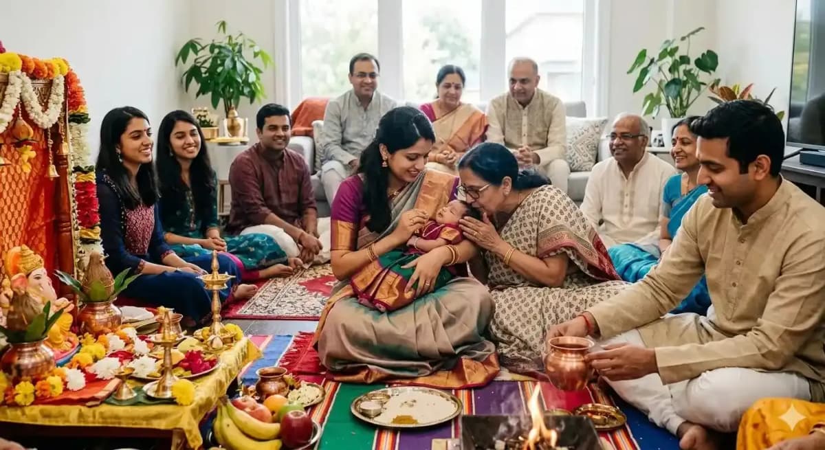 Namakaranam — The Hindu Baby Naming Ceremony (NRI Guide)