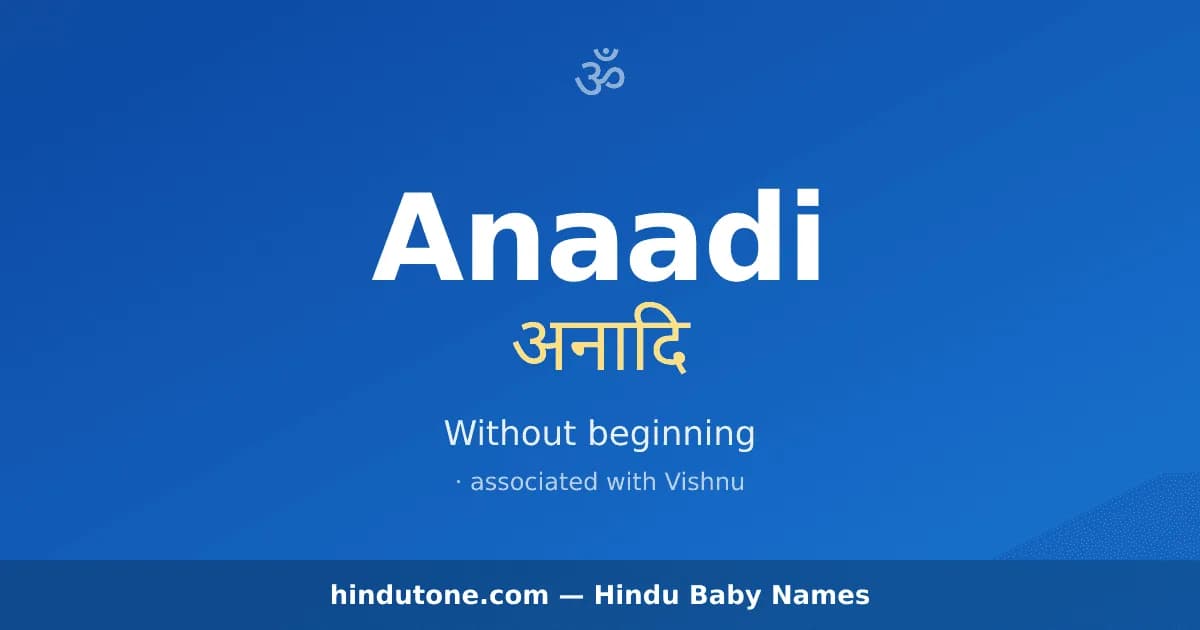 Anaadi