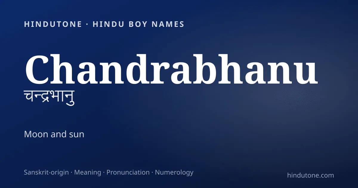 Chandrabhanu