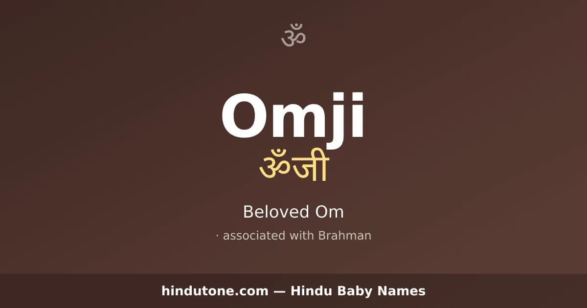 Omji — Hindu Boy Names with O
