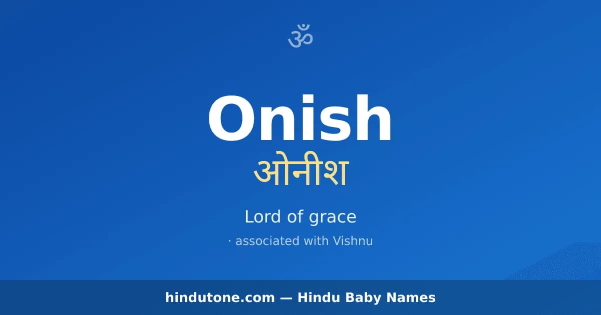Onish — Hindu Boy Names with O