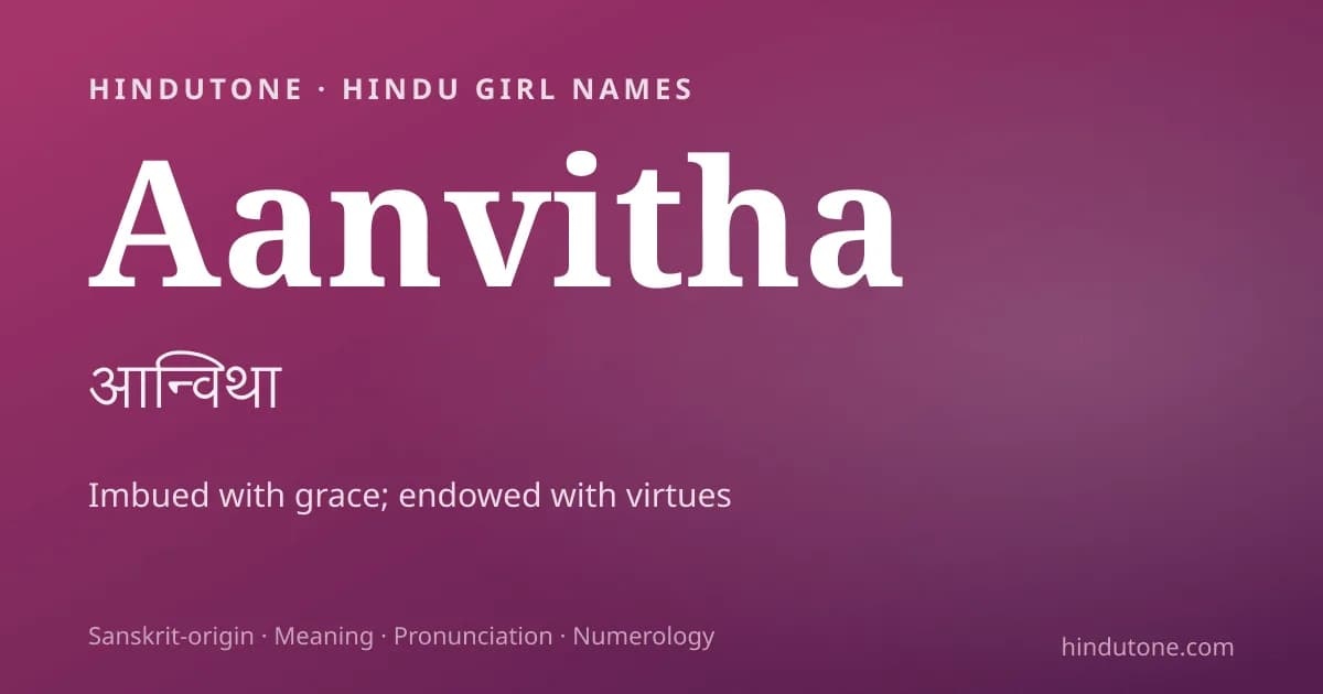 Aanvitha