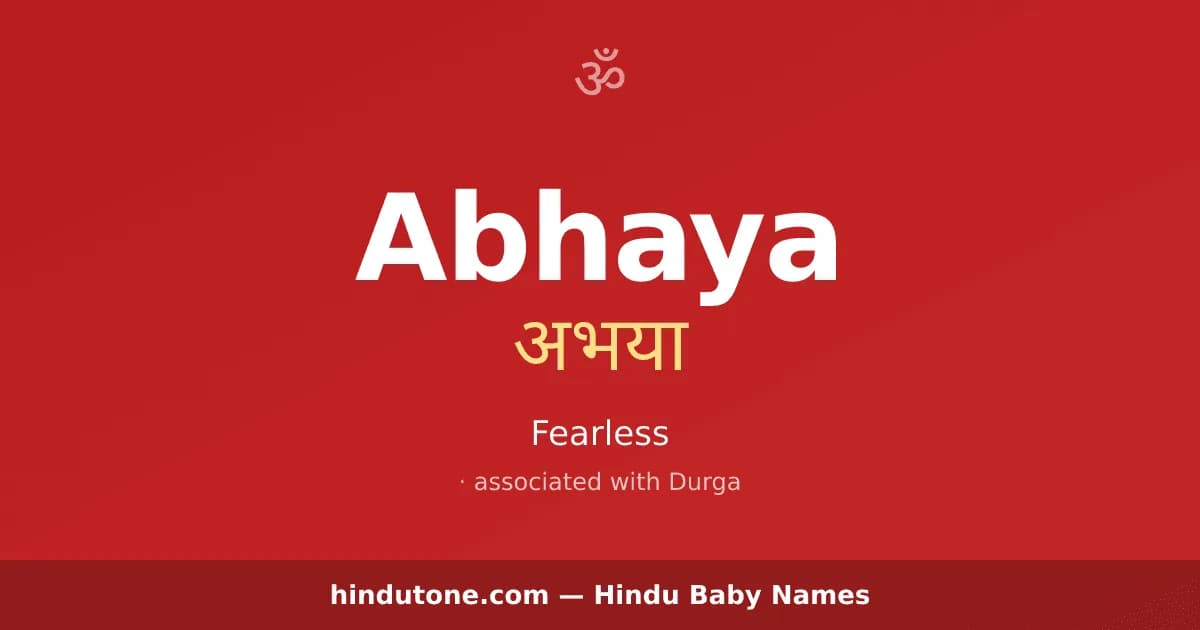 Abhaya