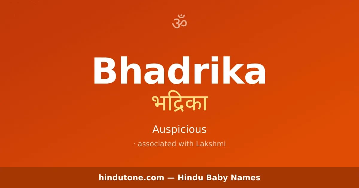 Bhadrika