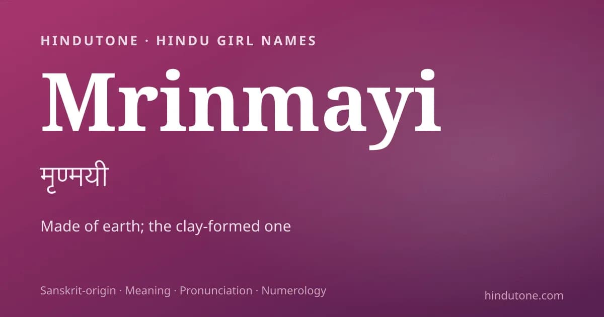 Mrinmayi