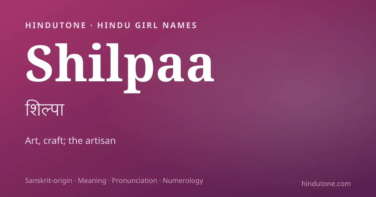 Shilpaa