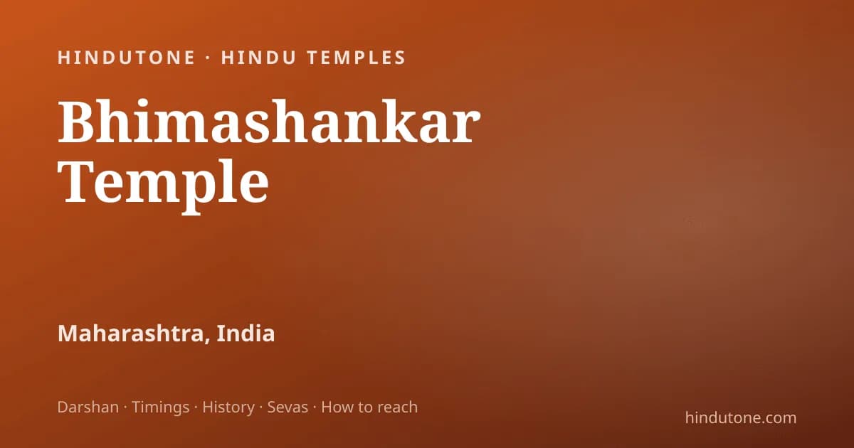 Bhimashankar Jyotirlinga Reopens June 15, 2026 After Major Renovation — Temples
