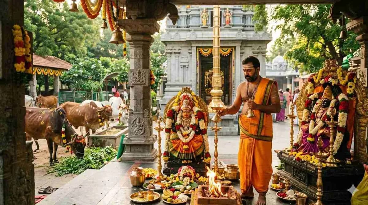 Temple Pujari Job 2026 — Sri Prathyangira Goshala, Vanasthalipuram, Hyderabad (₹12,000/month) — Temple Jobs