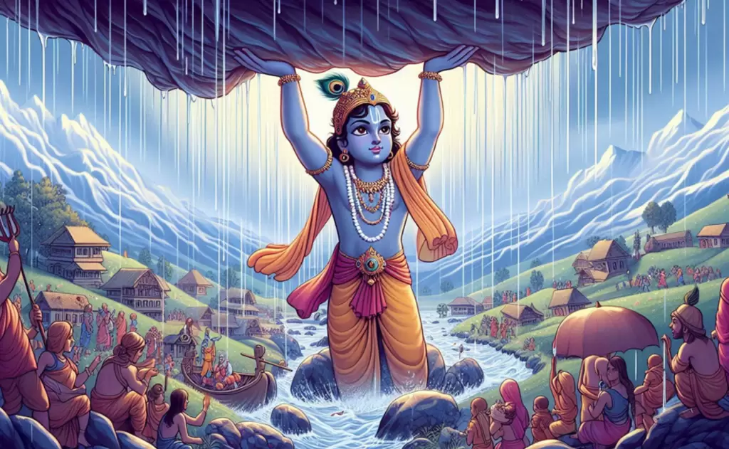 The Story of Krishna and the Govardhan Hill: Faith Over Power — Stories