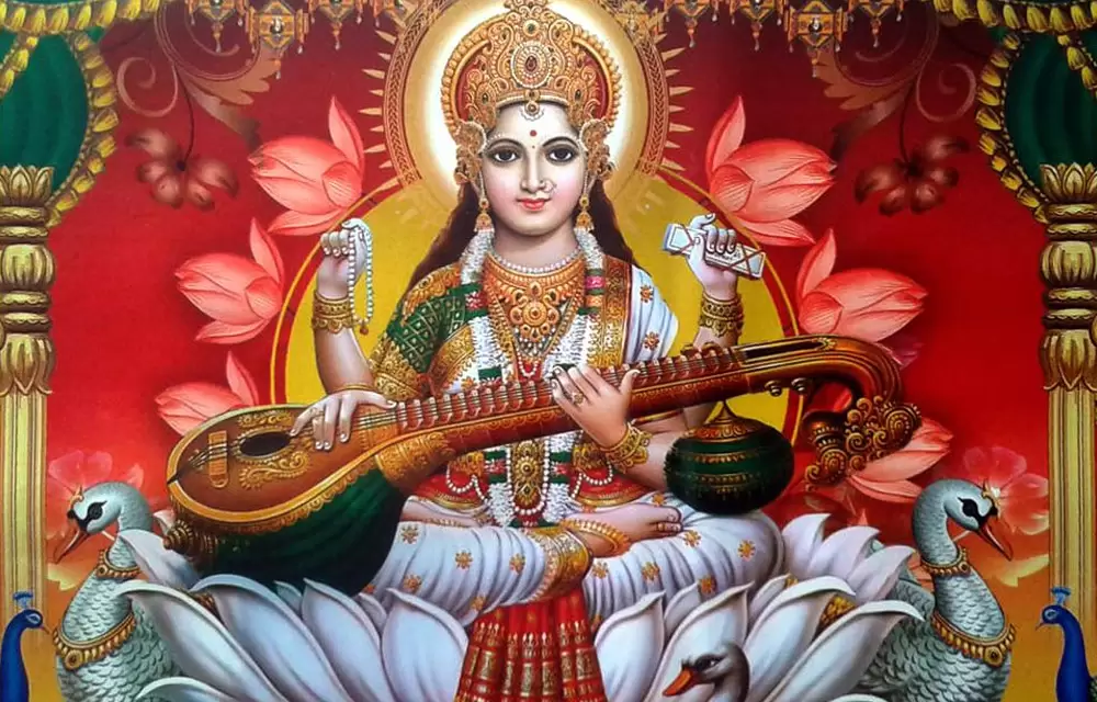 Saraswati Stuti (Ya Kundendu Tushara Hara Dhavala): Lyrics and Meaning — Pooja, Slokas and Mantras