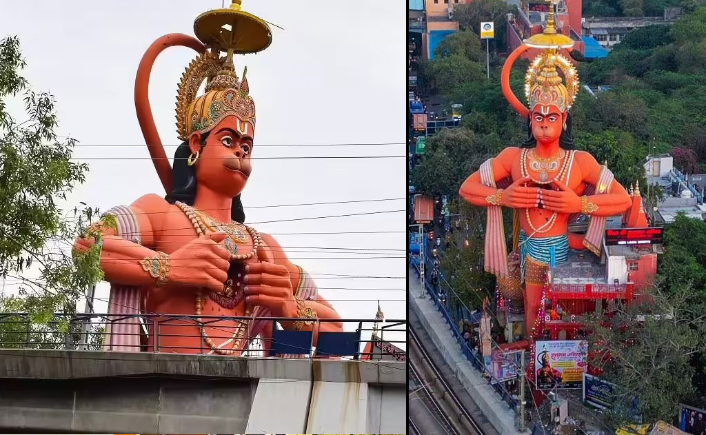Divya Darshan of 108-ft Lord Hanuman Ji in Karol Bagh, New Delhi
