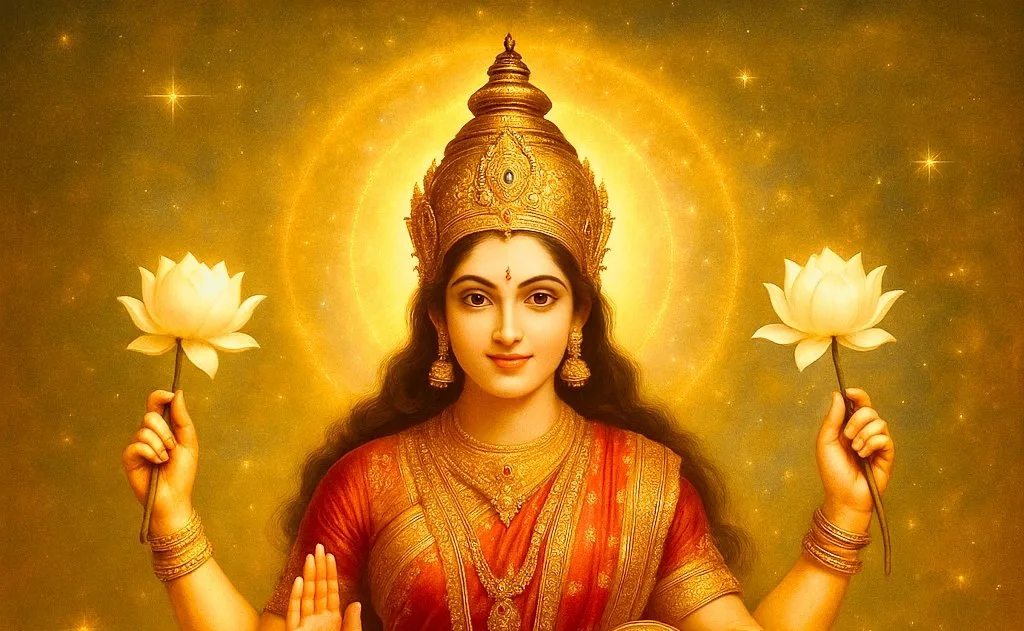 Maa Lakshmi: The Divine Radiance of Abundance, Love, and Mystical Grace — Uncategorized