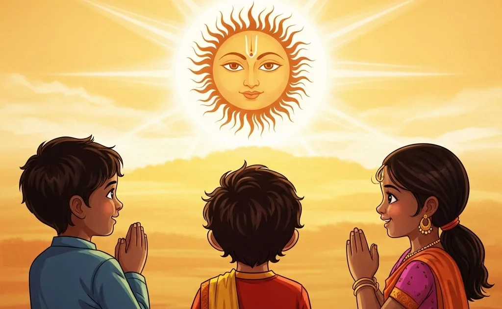 Children's Corner: Fun Sunday Activities to Teach Surya Worship
