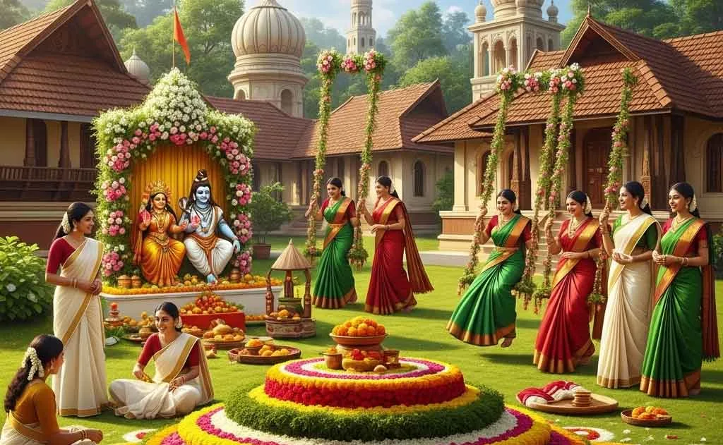 Regional Bhadrapada Festivals: From Onam to Hartalika Teej — Festivals
