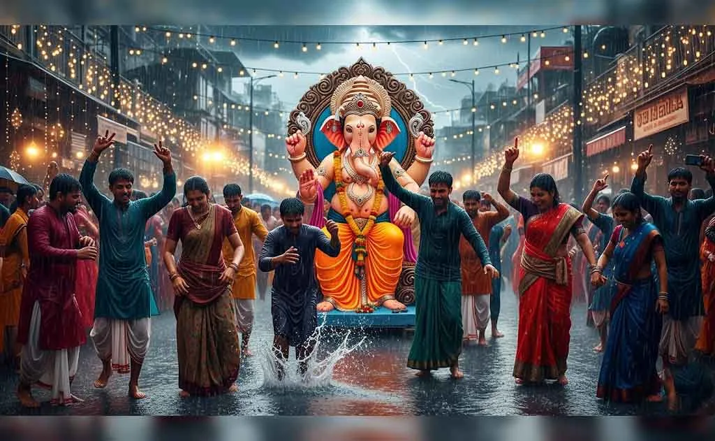 The Sacred Dance of Ganesh Chaturthi and Rain: A Divine Monsoon Connection — Ganesh Chaturthi