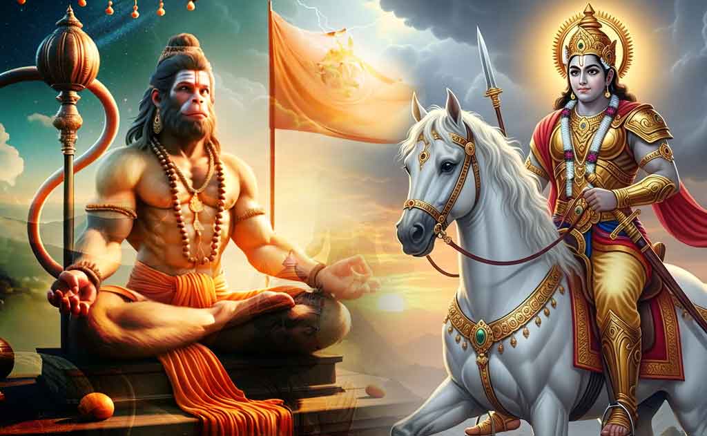 Hanuman and Kalki at the Dawn of Dharma