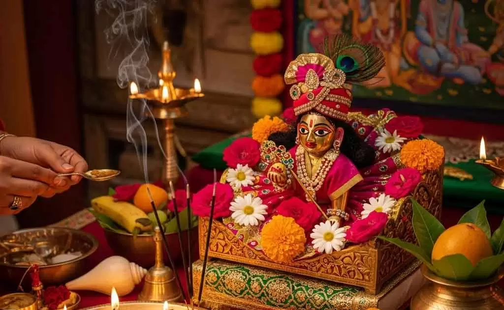 Janmashtami Rituals & Puja Vidhi: Step-by-Step Guide for 2025 — Pooja, Slokas and Mantras