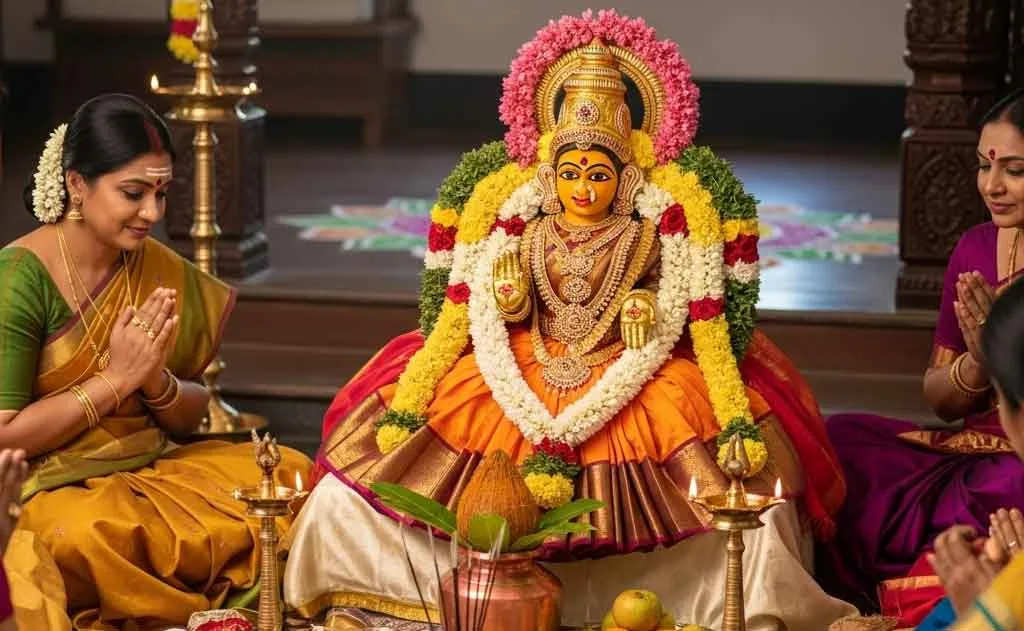 Sravana Mangala Gowri Vratam: 4 Sacred Tuesdays for Married Women's Prosperity — Pooja, Slokas and Mantras