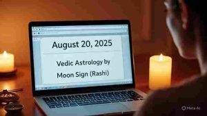 Daily Horoscope - August 20, 2025 | Vedic Astrology by Moon Sign (Rashi)