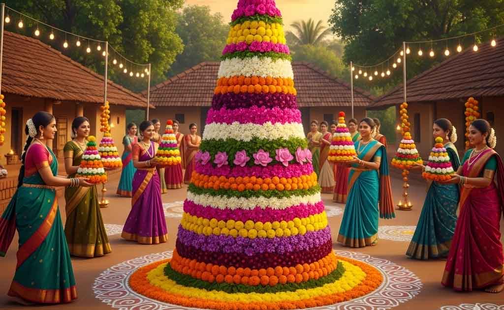 Bathukamma: Telangana's Floral Festival Celebrating Feminine Energy