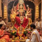 Navaratri Day 8: Maa Mahagauri – Complete Puja Vidhi, Mantras & Kanya Pujan Guide 2025