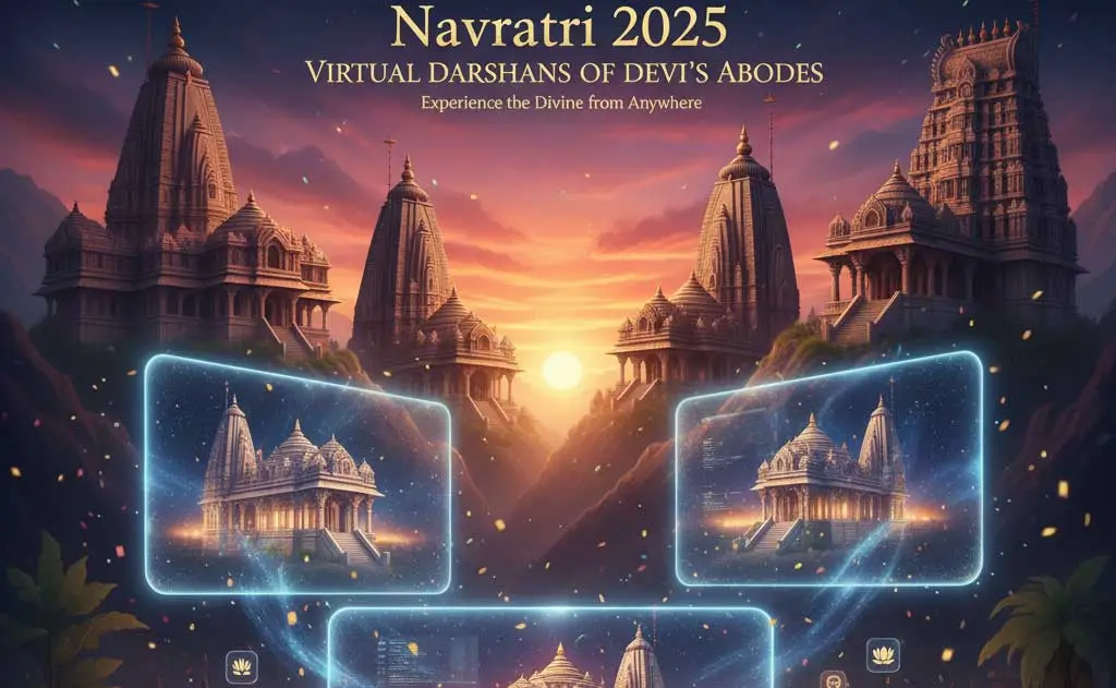 Sacred Temples for Navratri 2025: Virtual Darshans of Devi's Abodes — Temples