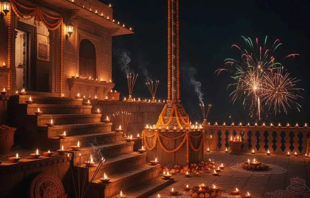 Amavasya Night of Diwali: Significance of Darkness and Light — Diwali 2025