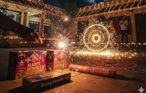 Crackers on Diwali