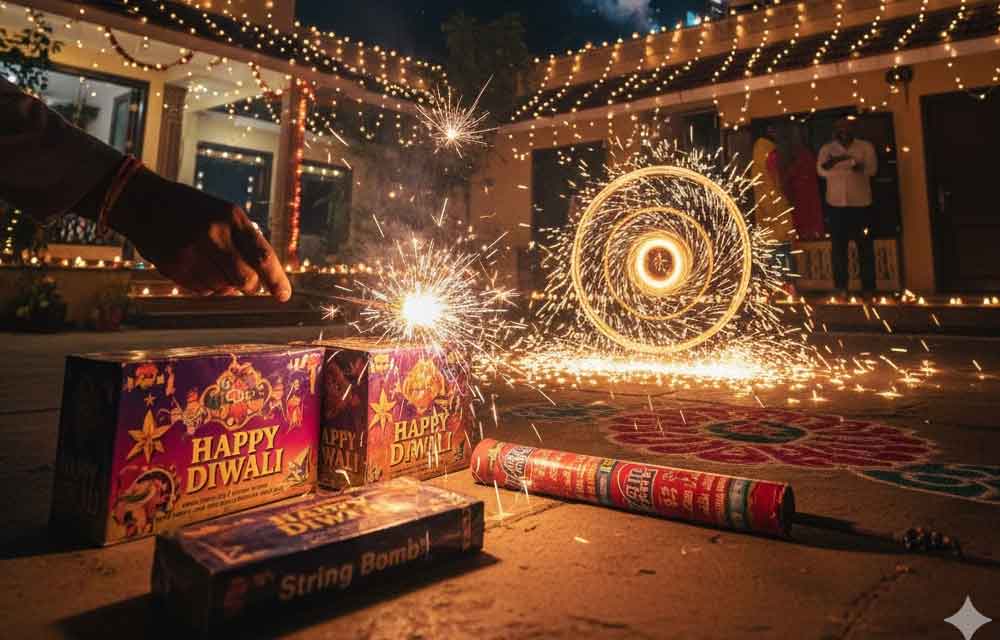 Crackers on Diwali