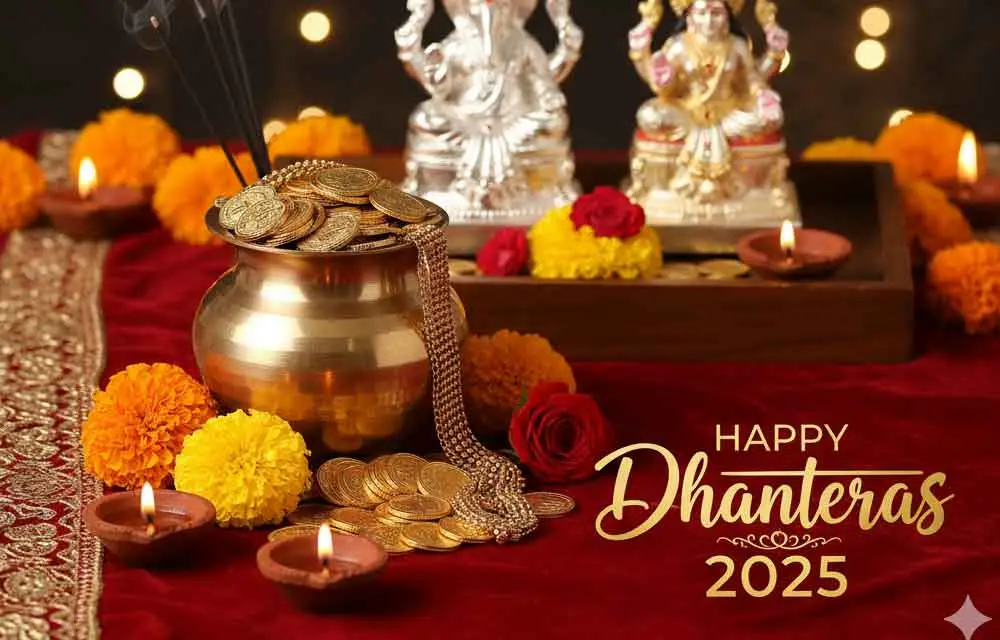 Dhanteras 2025: Celebrate Wealth, Health, and Prosperity on October 18 — Festivals
