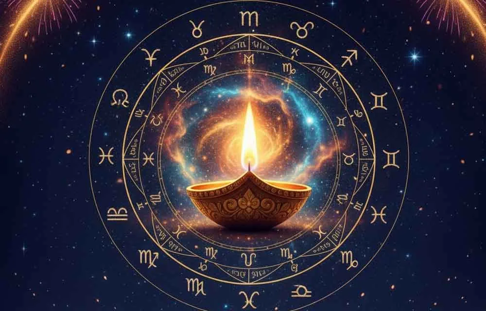 Diwali and Astrology: Planetary Influence on Amavasya Night — Diwali 2025
