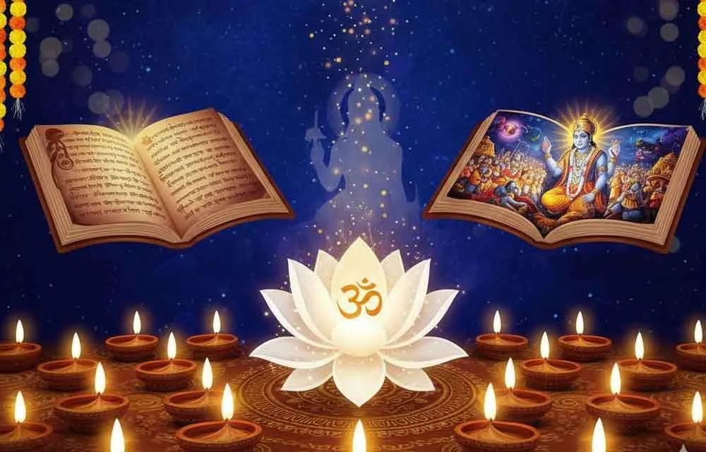 The Significance of Diwali in the Bhagavad Gita and Upanishads — Diwali 2025