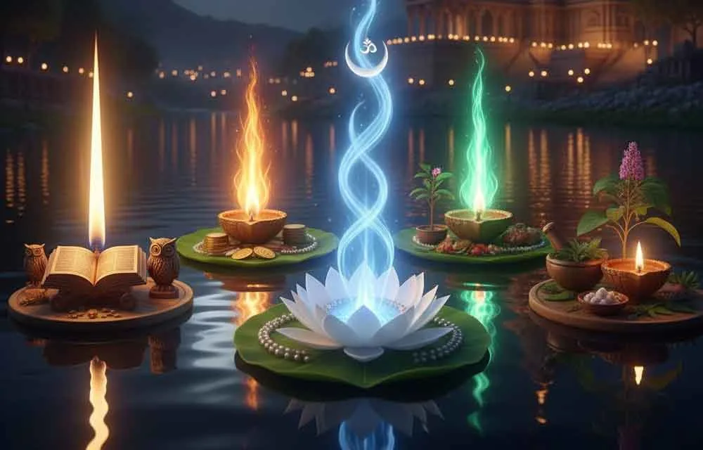Five Lamps of Karthika Masam – Their Symbolic Purpose — Karthika Masam 2025