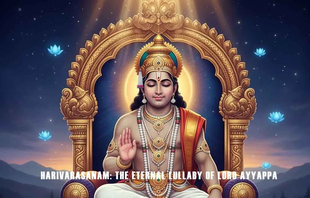 Harivarasanam: The Eternal Lullaby of Lord Ayyappa – Lyrics, Meaning, and Sacred History — Pooja, Slokas and Mantras