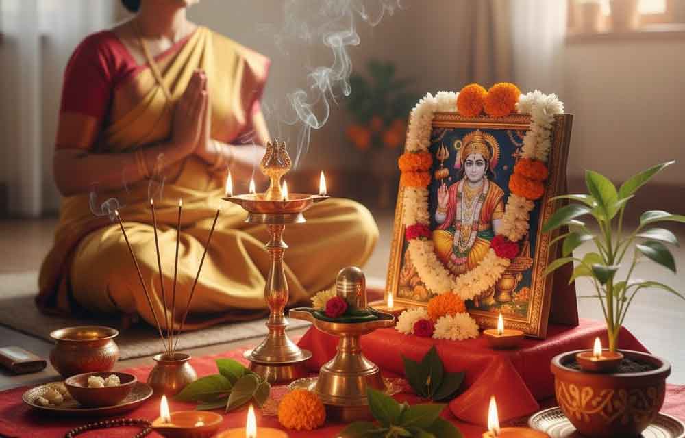 How to Perform Karthika Masam Vratham at Home