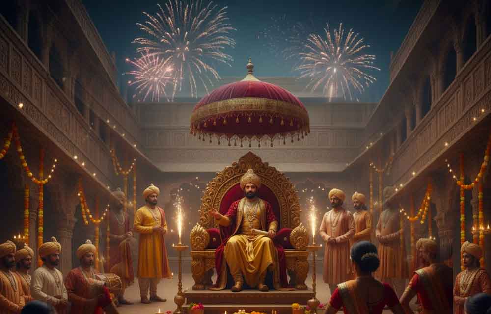King Harsha and Diwali