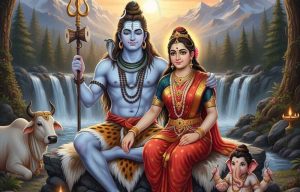 Lord Shiva and Goddess Parvati