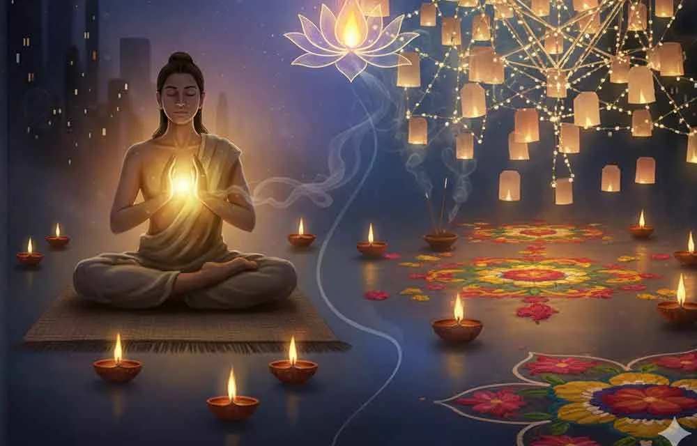 A Mindful Diwali: 5 Ways to Focus on Inner Light Over Materialism — Diwali 2025