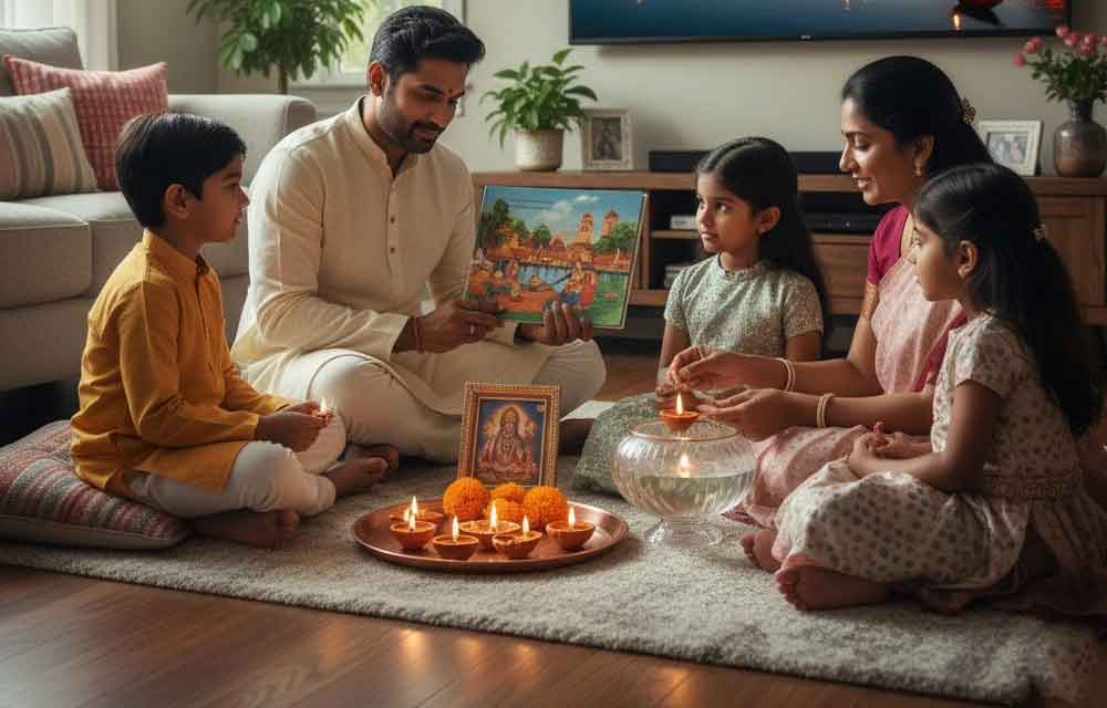 Teach Their Kids the Meaning of Karthika Masam