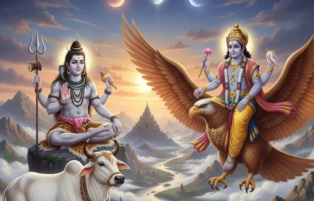 The Symbolism of Divine Vehicles: Why Does Shiva Have Nandi and Vishnu Have Garuda? — Hindu Gods