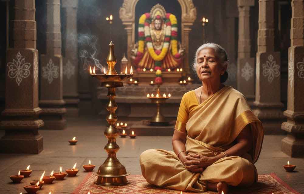 Chanting Divine Mantras After Karthigai Deepam