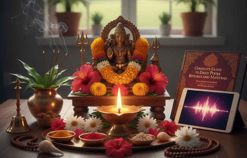 Complete Guide to Daily Pooja Rituals and Mantras for Hindus in USA