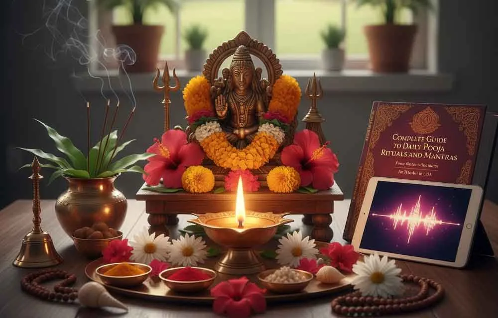 Complete Guide to Daily Pooja Rituals and Mantras for Hindus in USA — Pooja, Slokas and Mantras