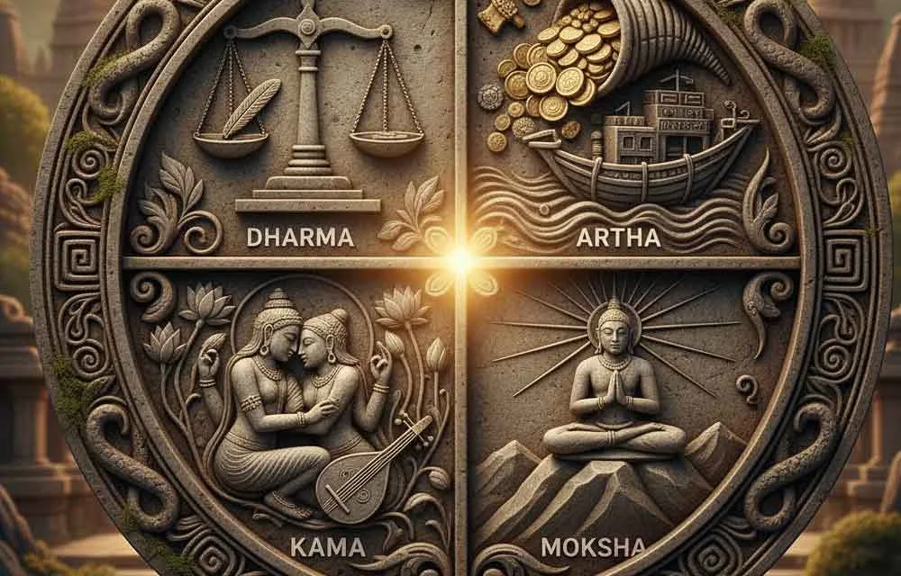 The Four Purusharthas: A Sanatani Blueprint for a Fulfilling Life in America — Uncategorized