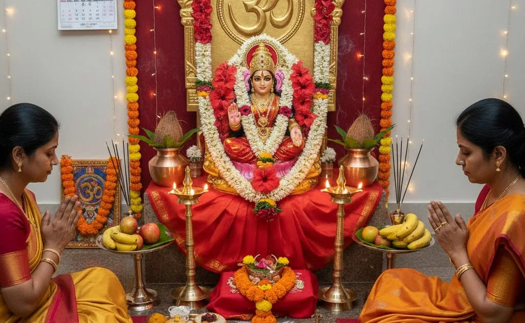 Margashirsha Masam Friday Lakshmi Puja: Complete Guide to Rituals, Mantras & Benefits — Pooja, Slokas and Mantras