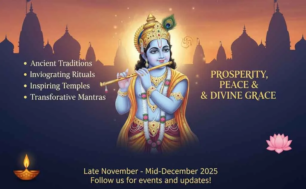 Margasira Masam 2025: Complete Guide to Start Date, End Date, Rituals, Temple Visits, and Powerful Mantras for USA Hindus — Margashirsha Masam 2025